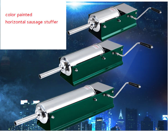 painted horizontal sausage stuffer