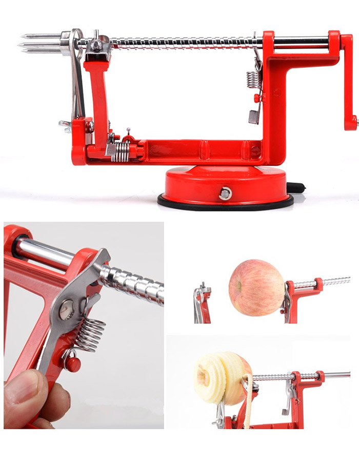 LD123 red color apple peeler